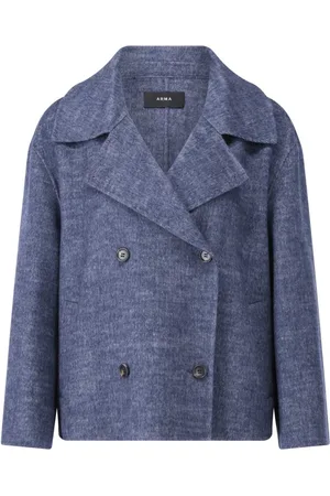 arma leder Damen, Jacken, Blau, 2XLGröße: