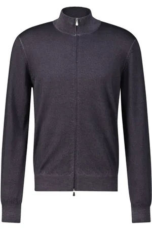 Gran Sasso Herren, Strickwaren, Grau, 4XLGröße: