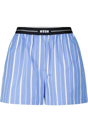 Msgm Damen, Shorts, Blau, MGröße: