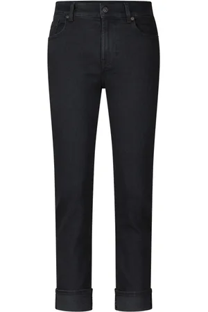 7 for all Mankind Damen, Jeans, Schwarzk, W32Größe: