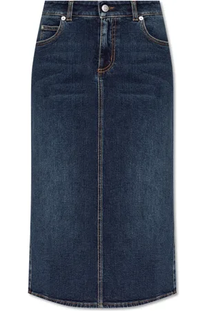 Alexander McQueen Damen, Röcke, Blau, 2XSGröße: