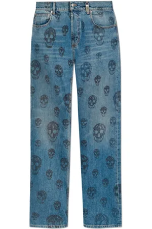 Alexander McQueen Herren, Jeans, Blau, LGröße: