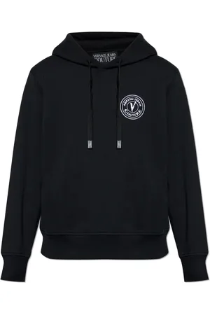 VERSACE Herren, Sweatshirts & Hoodies, Schwarzk, 2XLGröße: