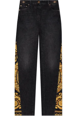 VERSACE Damen, Jeans, Schwarzk, W27Größe: