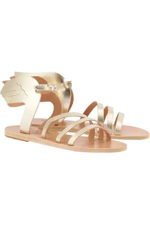 Ancient Greek Sandals Damen, Schuhe, Gelb, 37 EUGröße: