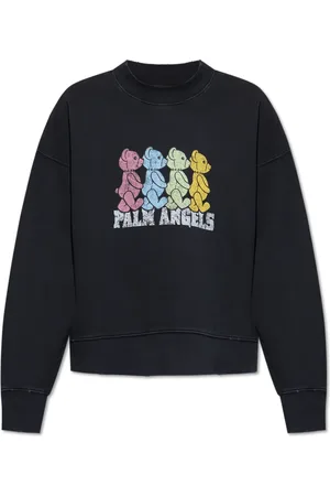 Palm Angels Herren, Sweatshirts & Hoodies, Schwarzk, XLGröße: