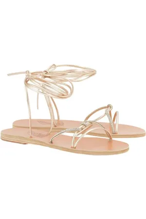 Ancient Greek Sandals Damen, Schuhe, Grau, 38 EUGröße: