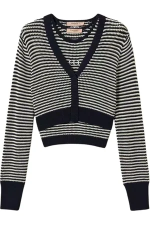 Twin-Set Damen, Strickwaren, Blau, MGröße: