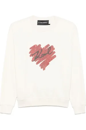 Karl Lagerfeld Herren, Sweatshirts & Hoodies, Weiß, SGröße: