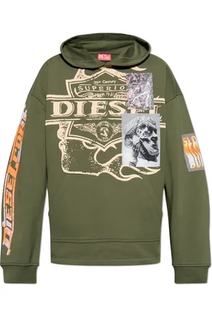 Diesel Herren, Sweatshirts & Hoodies, Grün, SGröße: