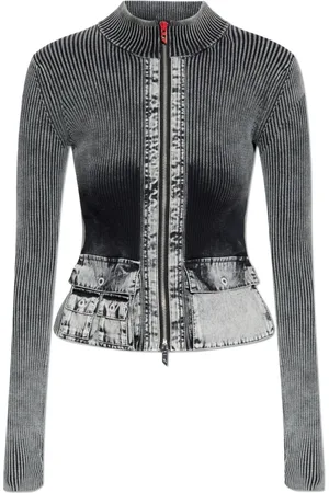 Diesel Damen, Strickwaren, Grau, 2XSGröße:
