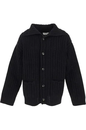 LANEUS Herren, Strickwaren, Schwarzk, MGröße: