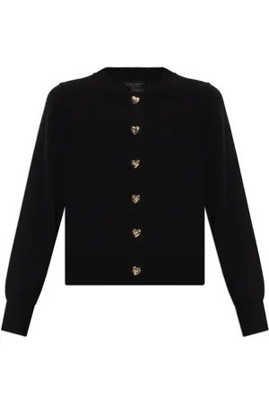 Kate Spade Damen, Strickwaren, Schwarzk, LGröße: