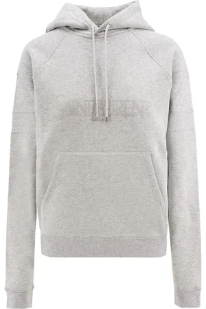 Saint Laurent Damen, Sweatshirts & Hoodies, Grau, MGröße: