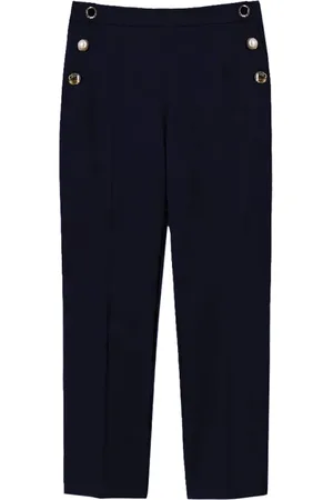Twin-Set Damen, Hosen, Blau, MGröße: