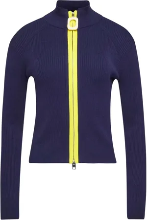 J.W.Anderson Damen, Strickwaren, Blau, LGröße: