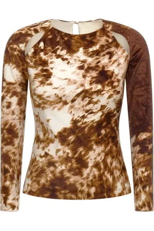 Roberto Cavalli Damen, Oberteile, Braun, 2XSGröße:
