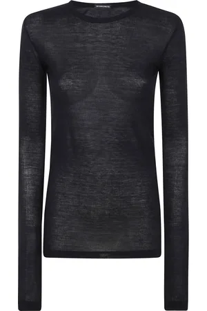ANN DEMEULEMEESTER Damen, Oberteile, Schwarzk, LGröße: