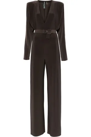 Norma Kamali Damen, Jumpsuits & Playsuits, Braun, XSGröße: