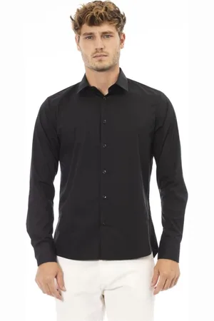 BALDININI Herren, Shirts, Schwarzk, LGröße: