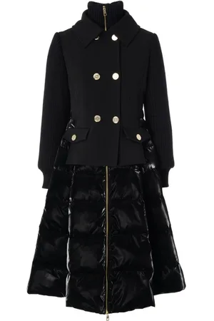 Elisabetta Franchi Damen, Mäntel, Schwarzk, LGröße: