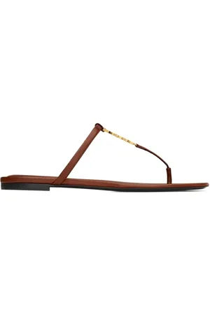 Saint Laurent Damen, Schuhe, Braun, 35 EUGröße: