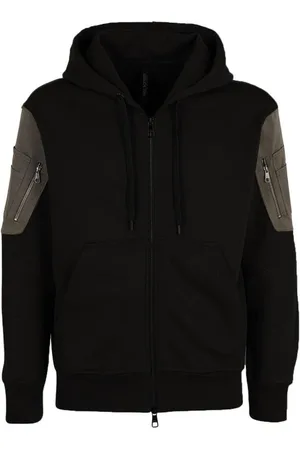 Neil Barrett Herren, Sweatshirts & Hoodies, Schwarzk, LGröße: