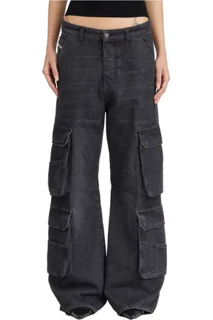 Diesel Damen, Hosen, Schwarzk, W24Größe: