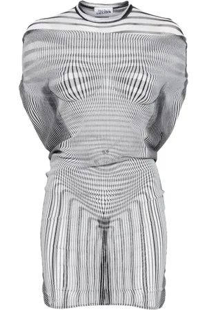 Jean Paul Gaultier Damen, Kleider, Weiß, LGröße:
