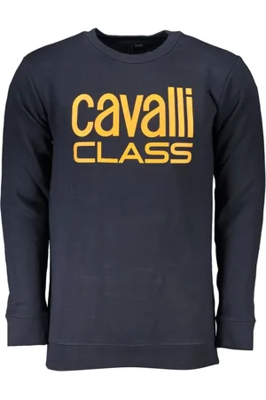 Roberto Cavalli Herren, Sweatshirts & Hoodies, Blau, XLGröße: