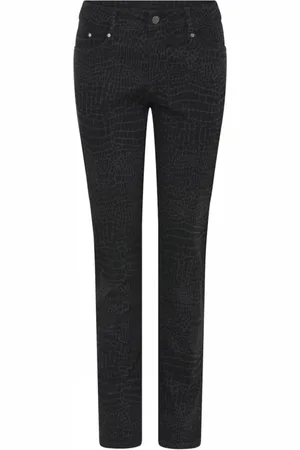C.ro Damen, Jeans, Schwarzk, SGröße: