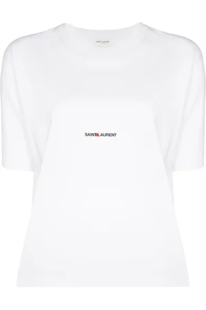 Saint Laurent Damen, Oberteile, Weiß, LGröße:
