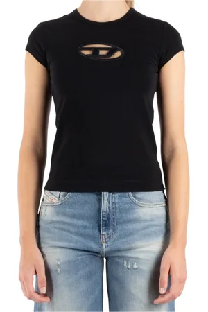 Diesel Damen, Oberteile, Schwarzk, XSGröße: