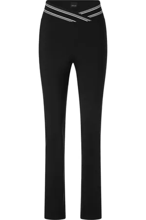 Marc Cain Damen, Hosen, Schwarzk, MGröße: