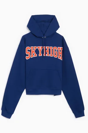 Sky High Farm Herren, Sweatshirts & Hoodies, Blau, SGröße: