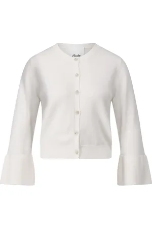 Allude Damen, Strickwaren, Weiß, MGröße: