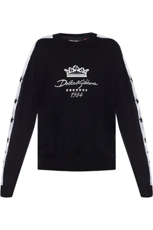 Dolce & Gabbana Herren, Sweatshirts & Hoodies, Schwarzk, MGröße: