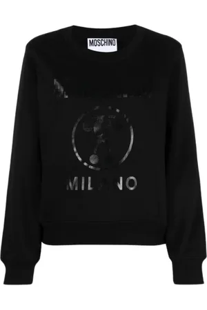 Moschino Damen, Sweatshirts & Hoodies, Schwarzk, SGröße: