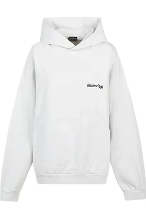 Balenciaga Damen, Sweatshirts & Hoodies, Weiß, MGröße: