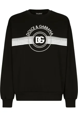 Dolce & Gabbana Herren, Sweatshirts & Hoodies, Schwarzk, MGröße: