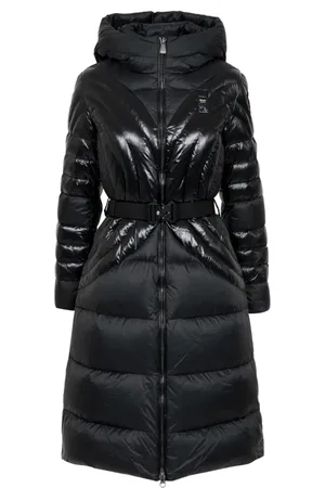Blauer Damen, Mäntel, Schwarzk, LGröße: