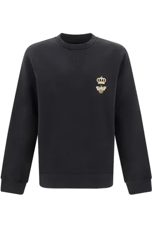 Dolce & Gabbana Herren, Sweatshirts & Hoodies, Schwarzk, 2XLGröße: