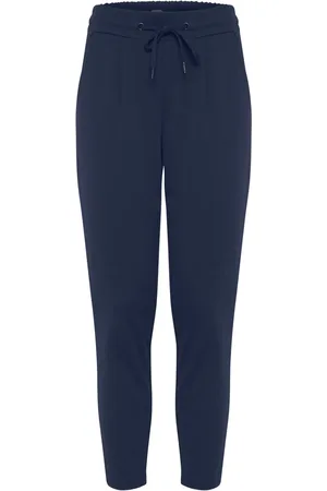 Ichi Damen, Hosen, Blau, SGröße: