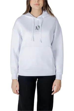 Armani Exchange Damen, Sweatshirts & Hoodies, Weiß, SGröße: