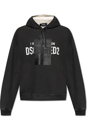Dsquared2 Herren, Sweatshirts & Hoodies, Schwarzk, XLGröße: