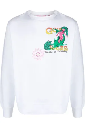 GCDS Herren, Sweatshirts & Hoodies, Weiß, LGröße:
