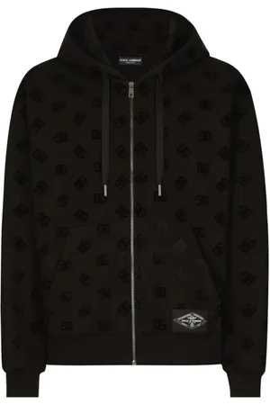 Dolce & Gabbana Herren, Sweatshirts & Hoodies, Schwarzk, XLGröße: