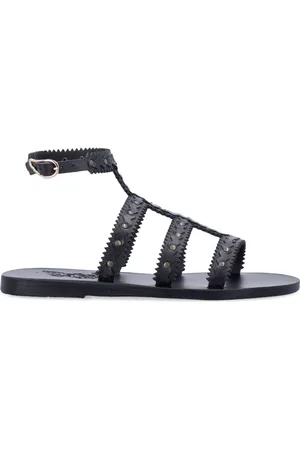 Ancient Greek Sandals Damen, Schuhe, Schwarzk, 37 EUGröße: