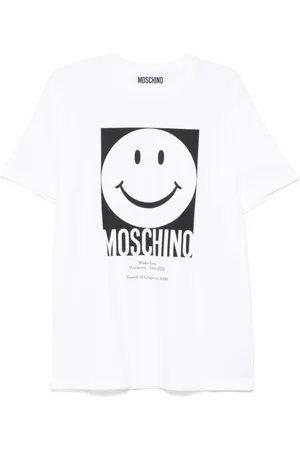 Moschino Herren, Oberteile, Weiß, MGröße: