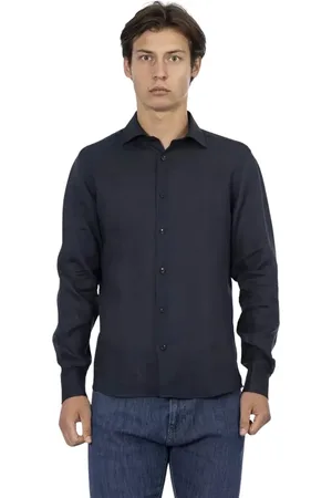 BALDININI Herren, Shirts, Blau, LGröße: